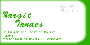 margit tanacs business card